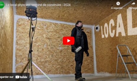 Le local phyto est terminé de construire – 2024
