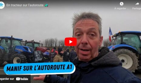 Manifestations sur l’autoroute A1