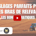 Bras de relevage de l’équipement agricole