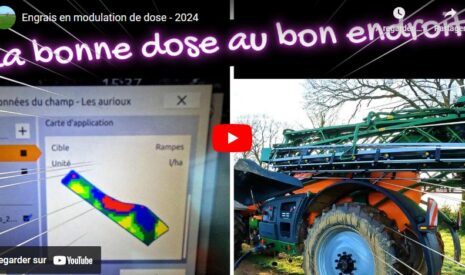 2ème apport de modulation de dose – engrais 2024