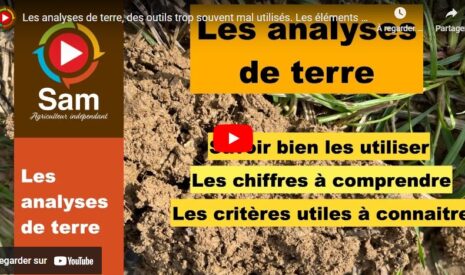 Analyses de terre : les éléments utiles pour les comprendre