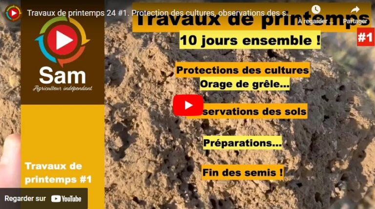 Travaux De Printemps 2024 : Protection Et Observation Des Sols ...