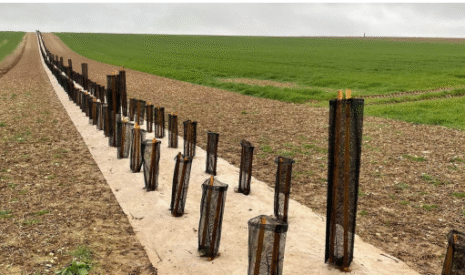 EHPY plante ses premières haies agrivoltaïques