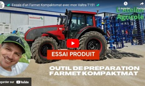 Essai d’un Farmet Kompaktomat avec mon Valtra T151