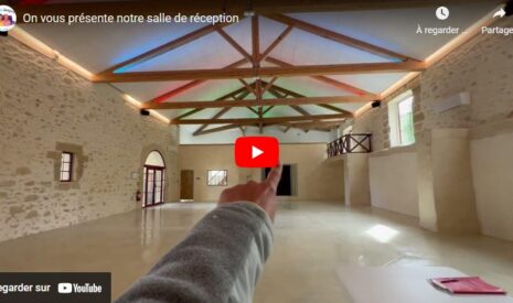 Nouvelle salle de réception !