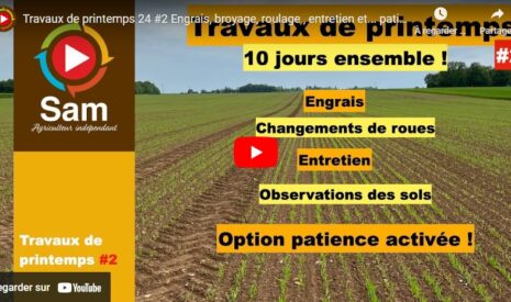 Travaux de printemps : engrais, broyage…