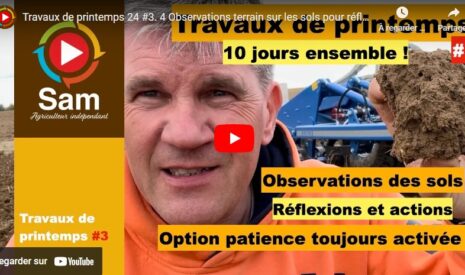 Travaux de printemps : observations sur les sols