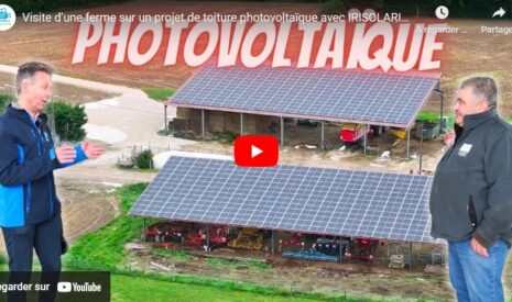 Visite d’une ferme sur un projet de toiture photovoltaïque