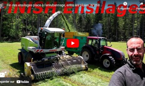 Fin des ensilages, place à l’enrubannage
