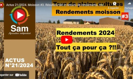 Actualités sur la moisson #3