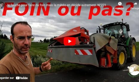 Faucher pour faire du foin