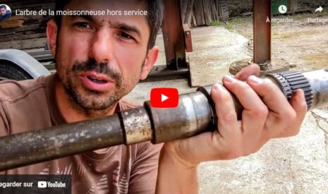 L’arbre de la moissonneuse hors service