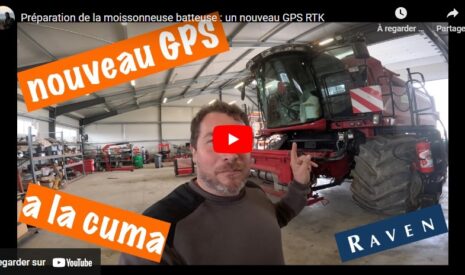 Préparation de la moissonneuse batteuse