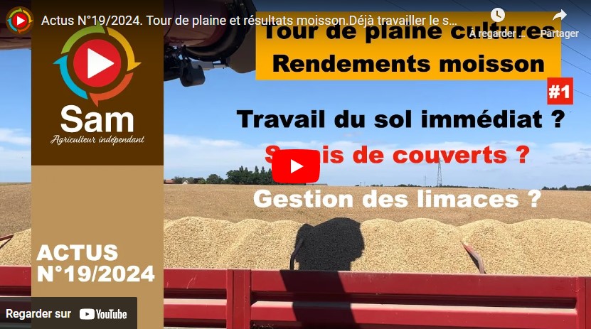 tour de pleine rendements moisson 3107