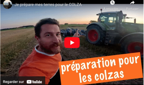 Préparation des terres pour les colzas