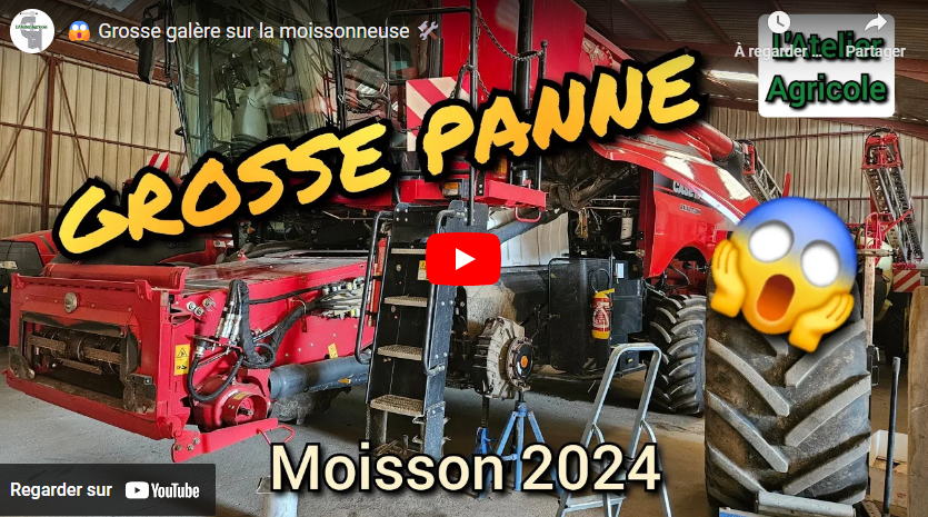 grosse galère sur la moissonneuse 14102024