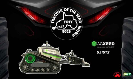 AgXeed remporte le premier TOTYBot Award avec son tracteur autonome