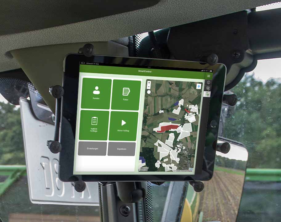 krone smartcontrol sur tablette