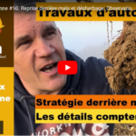 Travaux d’automne #10. Reprise derrière maïs et désherbage.