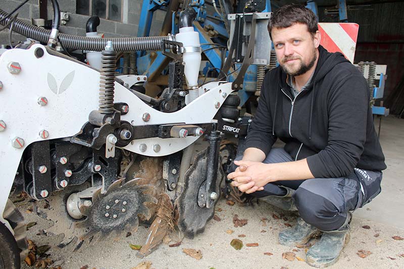 L'entrepreneur a récemment investi dans un strip-till