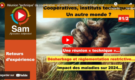Réunion « technique » de coopérative : un autre monde ? Désherbage, maladies 2024. Ukraine. Partie 1/2