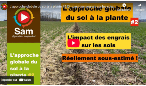 L’ approche globale du sol à la plante #2 L’impact des engrais sur les sols. Essais et démonstration