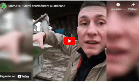Merci énormément au mécano