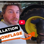Montage d’un télégonflage sur le John Deere de la CUMA