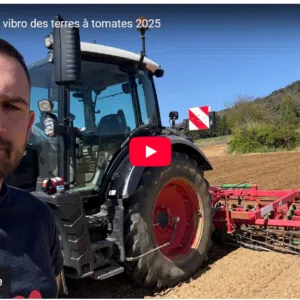 préparation au vibro des terres à tomates 2025