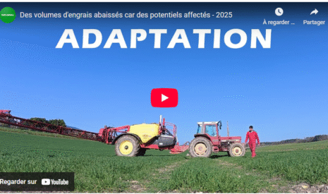 Des volumes d’engrais abaissés car des potentiels affectés – 2025