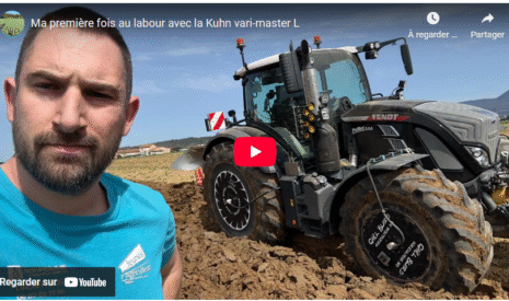 Première fois au labour avec la Kuhn vari-master L