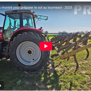 un outil jamais montré pour préparer le sol au tournesol 2025