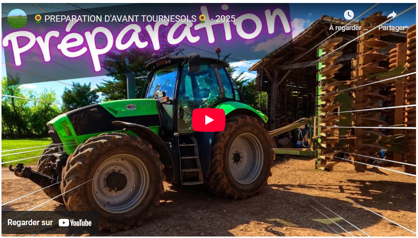 preparation d'avant tournesols 2025