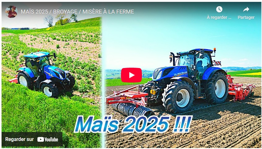 maÏs 2025 broyage misÈre À la ferme