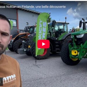 sur la piste d’essai nokian en finlande