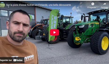 Sur la piste d’essai Nokian en Finlande, une belle découverte