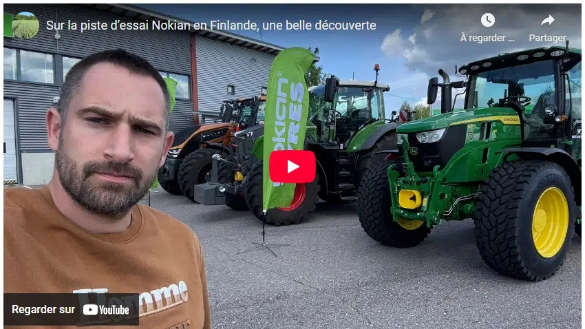 sur la piste d’essai nokian en finlande