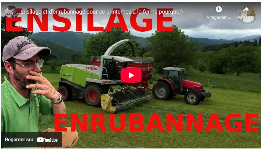 ensilage et d'enrubannage pour ce printemps à la ferme pourquoi