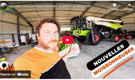 Nouvelles moissonneuses batteuses : CLAAS Trion 650 et 740