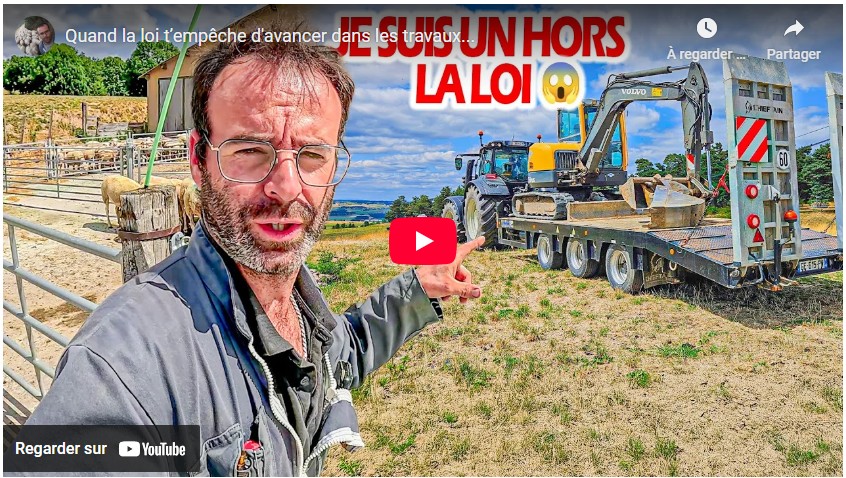 Entre drainage, mises bas et chaleur : une semaine bien chargée à la ferme