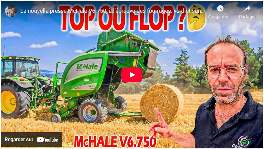 La nouvelle presse McHale V6.750, à l’épreuve des fourrages : verdict sans filtre !
