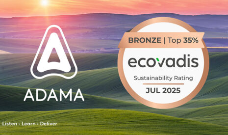 ADAMA progresse au classement EcoVadis® et confirme son engagement RSE