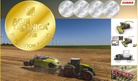 CLAAS récompensé aux Agritechnica Innovation Awards avec une médaille d’or et quatre d’argent