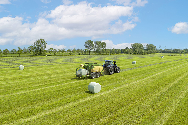 ComPack Pro : nouveau combiné d’enrubannage KRONE, compact et polyvalent
