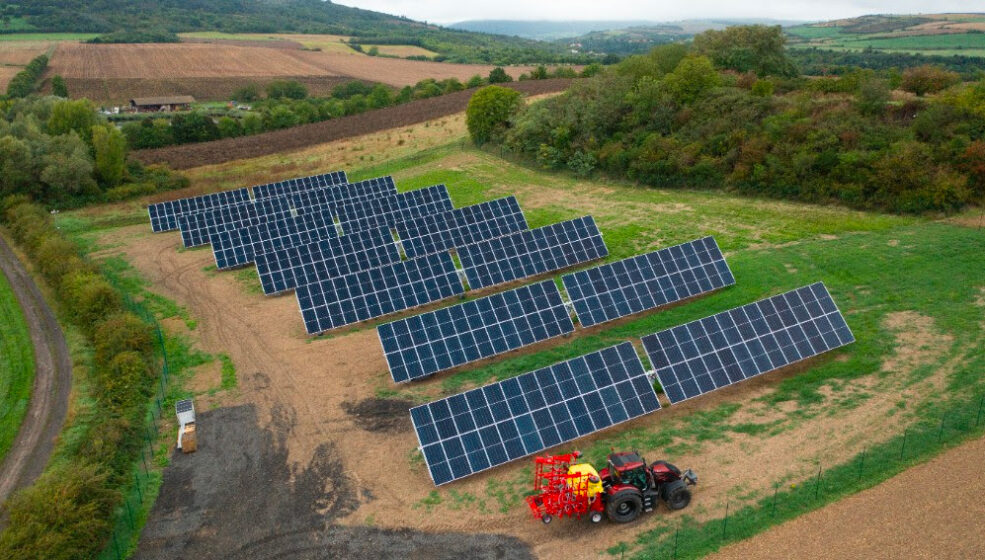 TSE met en service dans le Puy-de-Dôme la première ombrière sur grandes cultures à pilotage agro-climatique
