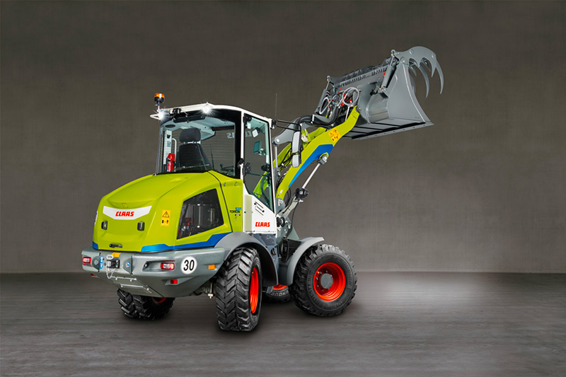 CLAAS dévoile la TORION 537e SINUS : première chargeuse à pneus 100 % électrique avec 16 h d’autonomie
