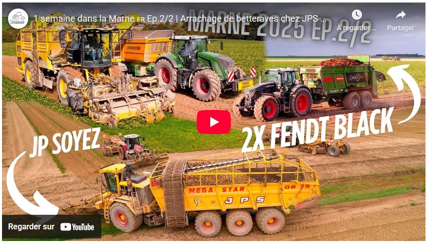1 semaine dans la Marne Ep.2/2 | Arrachage de betteraves chez JPS & Épandage à l’ETA Gaidoz