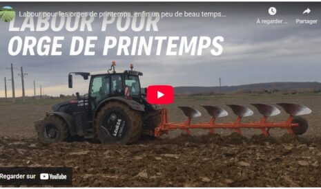 Labour pour les orges de printemps, enfin un peu de beau temps…
