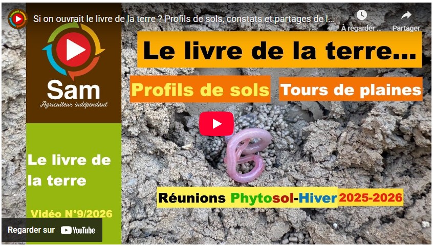Si on ouvrait le livre de la terre ? Profils de sols, constats et partages de la passion des sols.