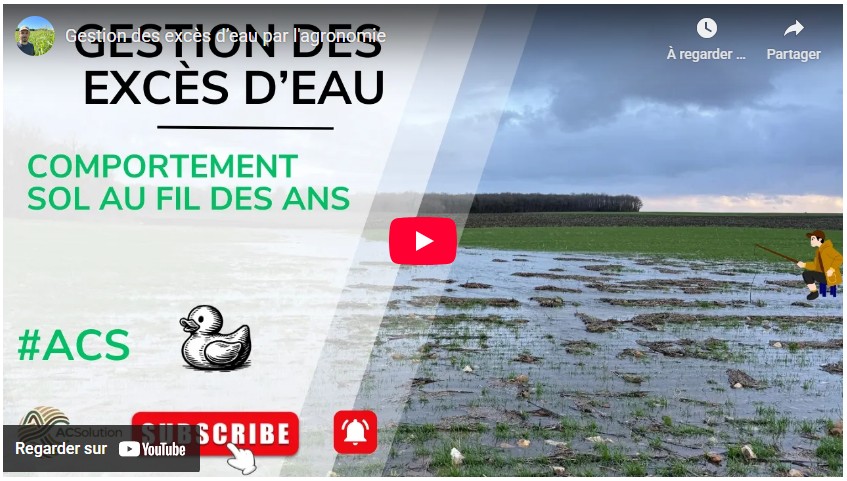 Gestion des excès d’eau par l&rsquo;agronomie